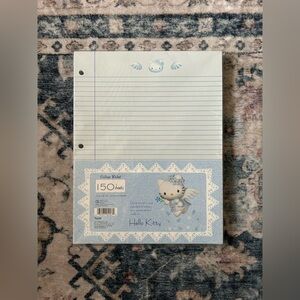 Vintage Sanrio 2000 Hello Kitty Blue Angel Notebook Paper